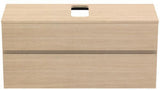 Ideal Standard Finesse Waschtischunterschrank 1202 mm, 2 Auszüge, Greige matt