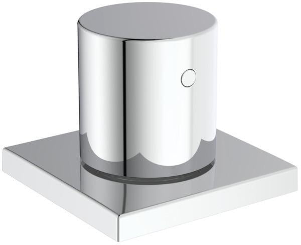 Ideal Standard Joy Neo Umsteller mit eckiger Rosette in Chrom – Drehknopf für Mehrwegeventil