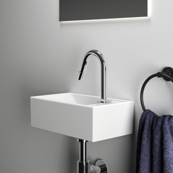 IDEAL STANDARD Standventil Ceraline Ausladung 126 mm Chrom – 1-Loch-Montage