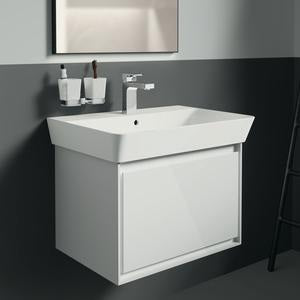 Ideal Standard IOM Cube Doppel-Zahnputzbecher Chrom, eckig, wandhängend, Messing
