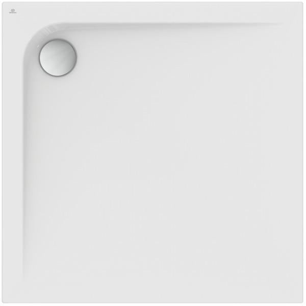 IDEAL STANDARD Quadrat-Brausewanne Ultra Light 800x800x45mm in Weiß – Sanitär-Acryl, flacher Einbau