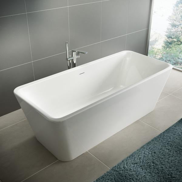 Ideal Standard Tonic II Duo-Badewanne freistehend 1800x800x600 mm Seidenweiß
