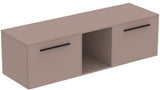 Ideal Standard i.life B Möbel-Set 160 cm – 2 Auszüge, 1 offenes Fach, Gr. Schwarz Weiß matt