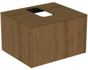 Ideal Standard Conca WT-Unterschrank 602 mm, 1 Auszug, Push-Open, Softclose, Weiß matt