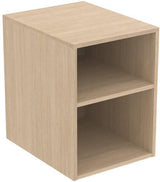 IDEAL STANDARD Finesse Seitenelement 400x505x540mm Greige matt – Wandhängend mit 2 offenen Fächern