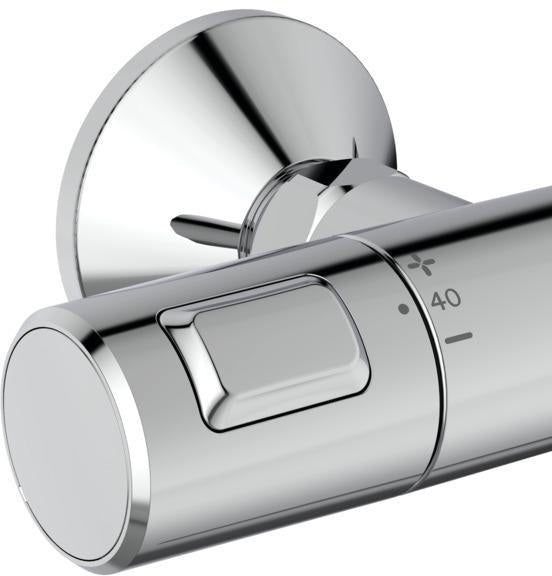 IDEAL STANDARD Ceratherm T25 Brausethermostat-Set mit Brausestange 600 mm Chrom