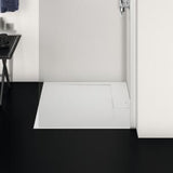 Ideal Standard Ultra Flat S i.life Quadrat-Brausewanne 700x700x30 mm Carraraweiß – Mineralguss mit Rutschhemmung