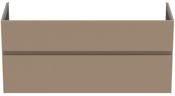 Ideal Standard Finesse Möbelwaschtischunterschrank 1200 mm, 2 Auszüge, Greige matt