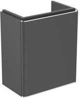 Ideal Standard Adapto Handwaschbecken-Unterschrank 427 mm, 1 Tür, anthrazit matt – wandhängend