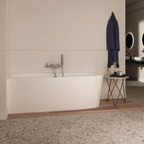 IDEAL STANDARD D-Form-Badewanne Dea 1800x800x610mm Weiß, links, mit Ablauf