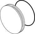 Ideal Standard Kappe mit O-Ring, Chrom – Glänzende Abdeckung für Armaturen