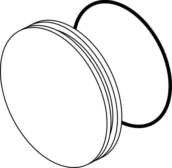Ideal Standard Kappe mit O-Ring, Chrom – Glänzende Abdeckung für Armaturen