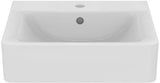 Ideal Standard Connect Cube Waschtisch 500x460mm, 1 Hahnloch, mit Überlauf, Weiß