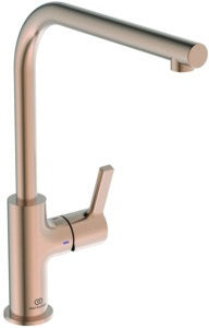 IDEAL STANDARD Gusto Küchenarmatur 232 mm L-Auslauf Sunset Rose Einhebelmischer
