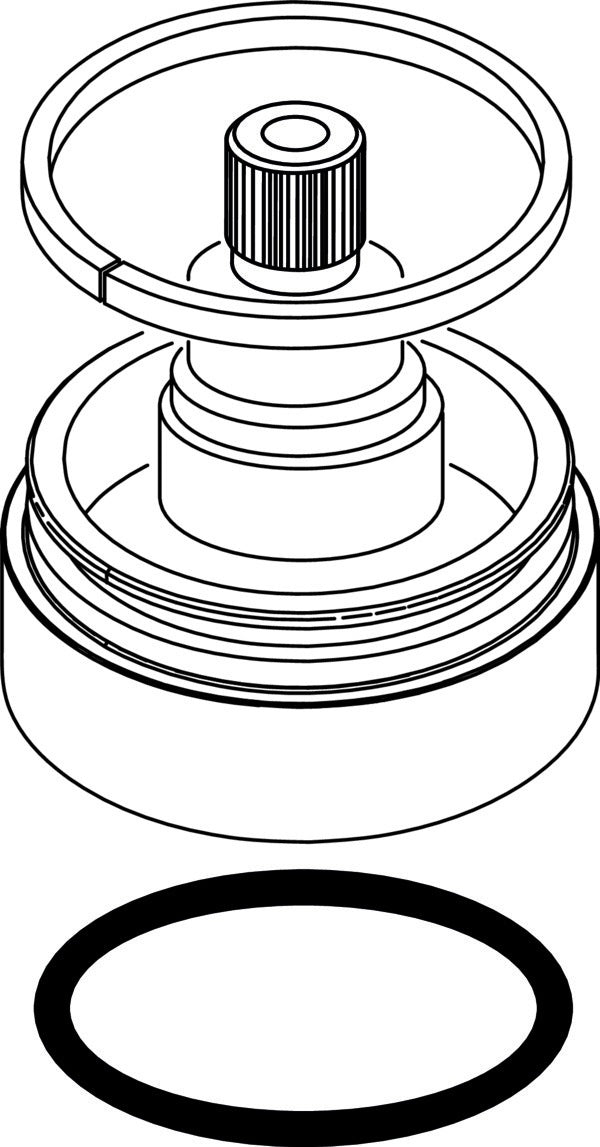 Ideal Standard Melange Rosette Umschaltung Chrom – Badezimmer-Armaturen-Zubehör