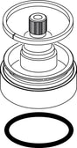 Ideal Standard Melange Rosette Umschaltung Chrom – Badezimmer-Armaturen-Zubehör