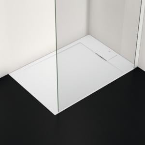 Ideal Standard Ultra Flat S i.life Rechteck-Brausewanne 1000x700x30 mm Carraraweiß Mineralguss