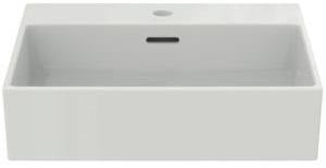Ideal Standard Extra Aufsatzwaschtisch 500x450x150mm, geschliffen, 1 Hahnloch, mit Überlauf, Weiß