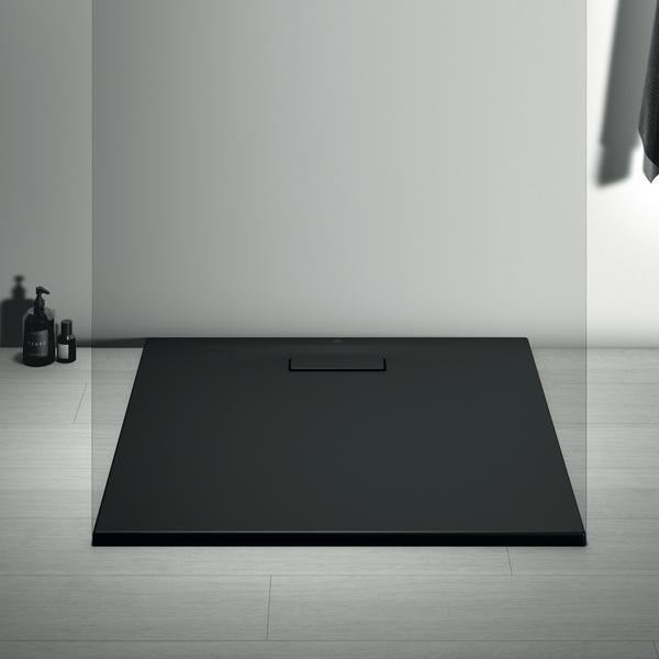 Ideal Standard Ultra Flat New Quadrat-Brausewanne 900x900x25 mm Weiß – bodenebener Einbau