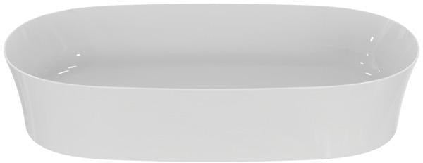 Ideal Standard Ipalyss Aufsatzschale 600x380mm Weiß ohne Hahnloch und Überlauf