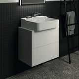 Ideal Standard Waschtischplatte Conca Keramik 602x373x6 mm Marmor Calacatta