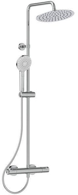 Ideal Standard Duschsystem Ceratherm T50 mit 250 mm Kopfbrause und Thermostat in Chrom
