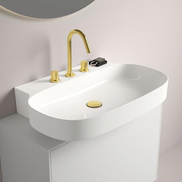 Ideal Standard Aufsatzwaschtisch Linda-X 750x500mm Keramik Weiß geschliffen 3 Hahnlöcher