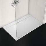 Ideal Standard Ultra Flat S i.life Rechteck-Brausewanne 1400x900x30 mm Carraraweiß, Mineralguss mit Rutschhemmung