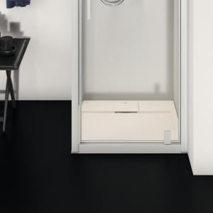 Ideal Standard Ultra Flat S i.life Quadrat-Brausewanne 700x700x30 mm Carraraweiß – Mineralguss mit Rutschhemmung