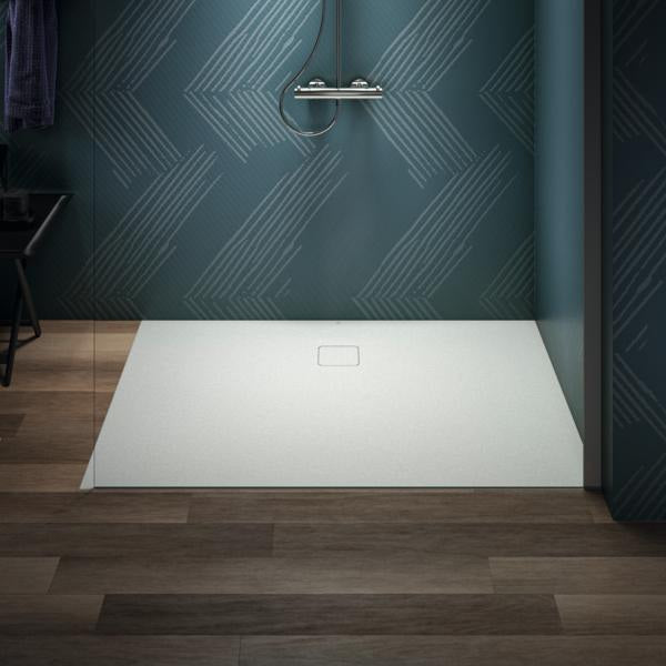 Ideal Standard Rechteck-Brausewanne Ultra Flat Evo 1400x1000x35mm Seidenweiß – Rutschhemmend