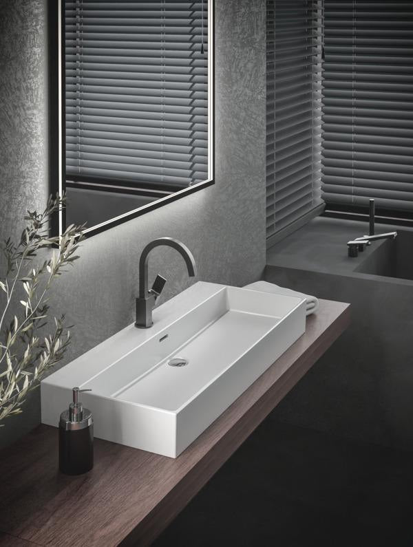 IDEAL STANDARD Conca Wandspiegel eckig 600x600 mm mit LED-Beleuchtung und Aluminiumrahmen