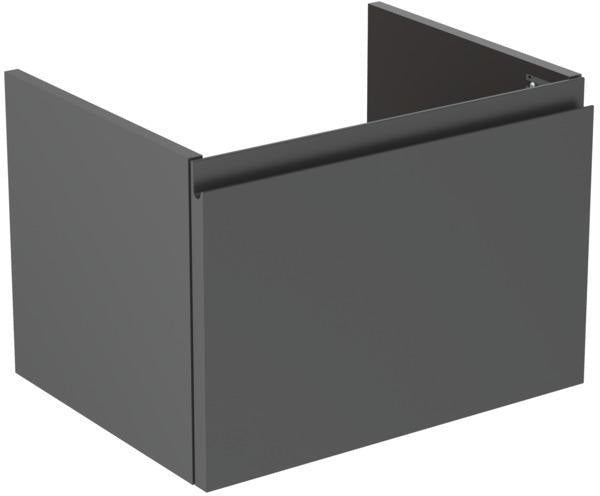 Ideal Standard Finesse Waschtischunterschrank 530 mm, 1 Auszug, Greige matt – Wandhängend mit Softclose