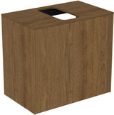 Ideal Standard Conca Waschtischunterschrank Eiche geflammt 602 mm mit Auszug und Push-Open