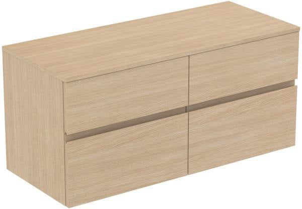 Ideal Standard Finesse Waschtischunterschrank 1202 mm, 4 Auszüge, Greige Matt, wandhängend