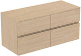 Ideal Standard Finesse Waschtischunterschrank 1202 mm, 4 Auszüge, Greige Matt, wandhängend