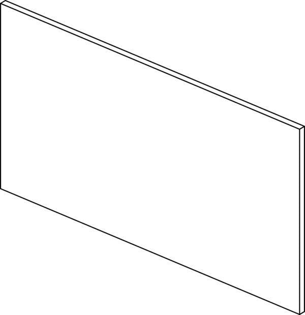 Ideal Standard Schubladenfront Conca für Waschtischunterschrank 980x536 mm Weiß