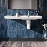 Ideal Standard Möbelwaschtisch La Dolce Vita 1260 mm, 1 Hahnloch, Überlauf, Ablage links, Weiß