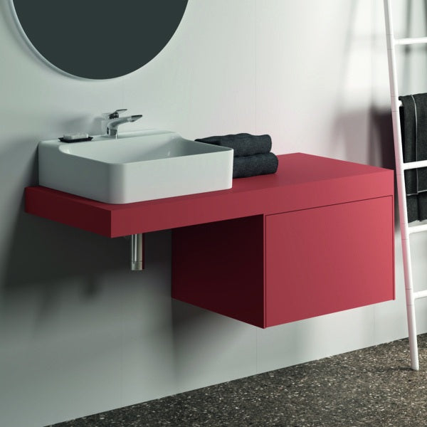 Ideal Standard Conca WT-Unterschrank 600 mm Eiche geflammt, 1 Auszug mit Push-Open