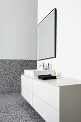 IDEAL STANDARD Conca Wandspiegel eckig 600x600 mm mit LED-Beleuchtung und Aluminiumrahmen