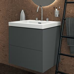 Ideal Standard Möbelwaschtisch Extra 610x510x150 mm Weiß mit 3 Hahnlöchern und Überlauf