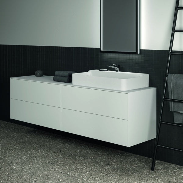 Ideal Standard Conca WT-Unterschrank 1987 mm, 4 Auszüge, Eiche geflammt, Push-Open & Softclose