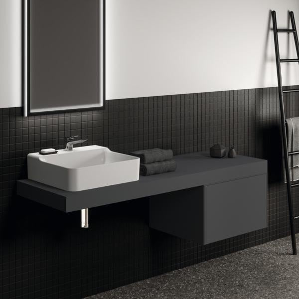 Ideal Standard Conca WT-Unterschrank 600 mm Eiche geflammt, 1 Auszug mit Push-Open