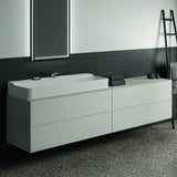 Ideal Standard Conca Aufsatzwaschtisch 1200x450x145 mm Weiß, 1 Hahnloch, ohne Überlauf