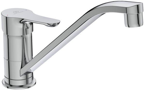Ideal Standard Alpha Küchenarmatur, chrom, 224 mm Ausladung, schwenkbar