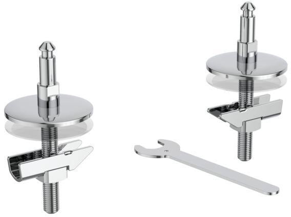 Ideal Standard Scharniersatz EW00967 für Softclose WC-Sitze – Sanitär-Zubehör