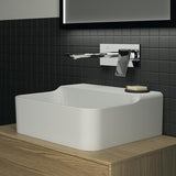 Ideal Standard Handwaschbecken Conca 400x350x145mm geschliffen Weiß ohne Hahnloch
