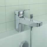Ideal Standard Ceraplan Badearmatur für Wannenrand – 1-löchig, Chrom, keramische Kartusche