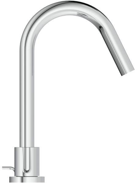 Ideal Standard Joy 3-Loch Waschtischarmatur in Brushed Gold mit Ablaufgarnitur, 127 mm Ausladung
