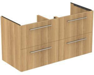 Ideal Standard i.life B Waschtischunterschrank 1200 mm, 4 Auszüge, Weiß matt, wandhängend
