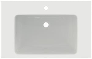 Ideal Standard i.life B Möbelwaschtisch 810 mm, 1 Hahnloch, mit Überlauf, Weiß